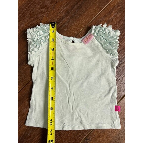 Girls Size 3 Months Baker By Ted Baker Floral Sleeve Top & Okie Dokie Purple - Picture 6 of 11